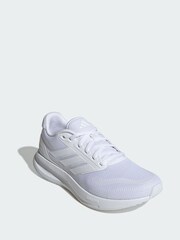 adidas White Runfalcon 5 Wide Running Shoes - Image 1 of 4