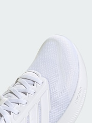 adidas White Runfalcon 5 Wide Running Shoes - Image 3 of 4