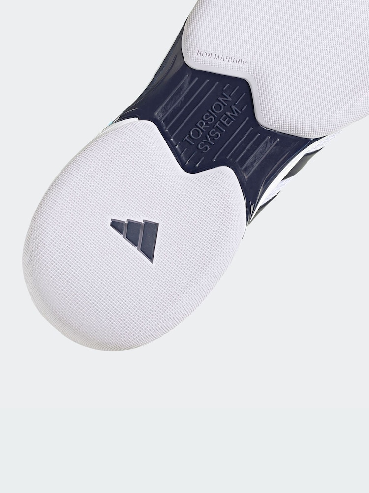adidas White CourtJam Control Tennis Shoes - Image 4 of 4 adidas White CourtJam Control Tennis Shoes - Image 4 of 4