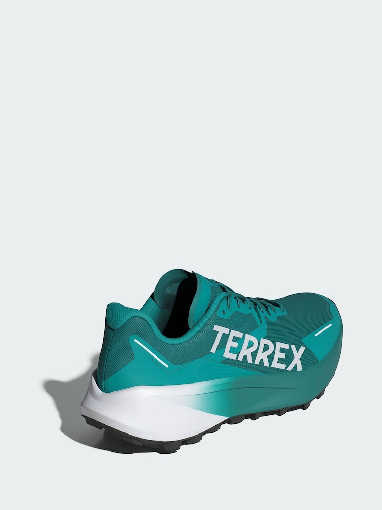 adidas Terrex Green Agravic 3 Trail Running Shoes - Image 2 of 4 adidas Terrex Green Agravic 3 Trail Running Shoes - Image 2 of 4