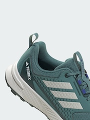 adidas Terrex Green Tracefinder Trail Running Shoes - Image 3 of 4