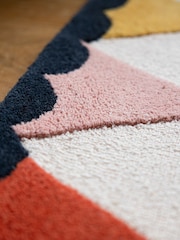 Rockett St George Multi Harlequin Wool Tufted Rug - Image 1 of 2
