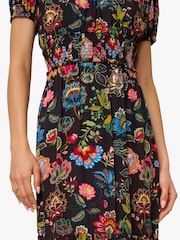 Adrianna by Adrianna Papell Printed Black Dress - Image 6 of 6