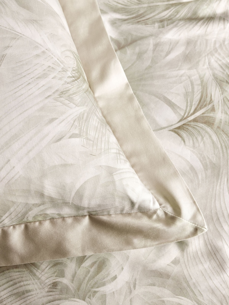 Lipsy Natural Ferris Feather 200 Thread Count Cotton Sateen Bedset - Image 3 of 3 Lipsy Natural Ferris Feather 200 Thread Count Cotton Sateen Bedset - Image 3 of 3