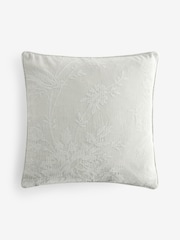 Shabby Chic by Rachel Ashwell® Green Bird Chinoiserie Viscose Cushion - Image 3 of 4