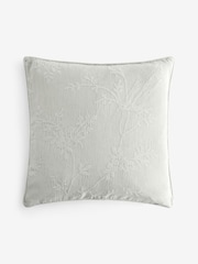 Shabby Chic by Rachel Ashwell® Green Bird Chinoiserie Viscose Cushion - Image 4 of 4