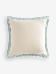 Shabby Chic by Rachel Ashwell® Blue Washed Dobby Cushion - Image 2 of 2