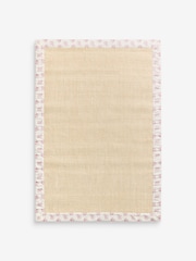 Shabby Chic by Rachel Ashwell® Pink Floral Border Sisal Flatweave Rug - Image 1 of 1
