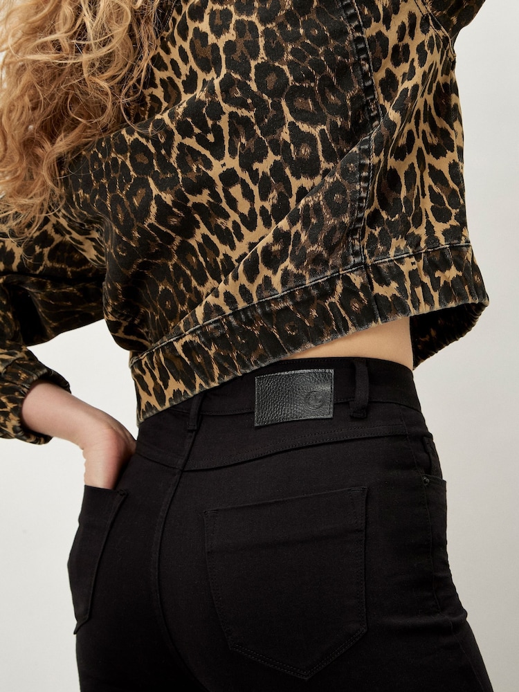 Apricot Black Lola Flare Jeans - Image 6 of 6