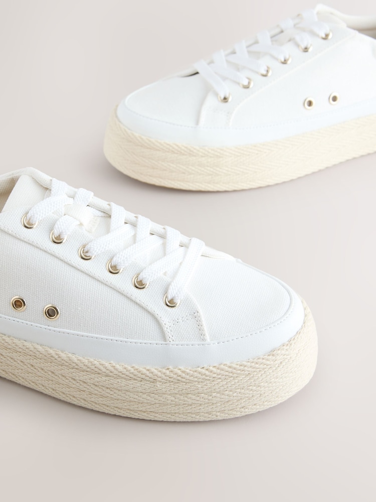 أبيض - حذاء رياضي إسبادريل برباط عُلوي من ‪Forever Comfort®‬ - Image 10 of 10