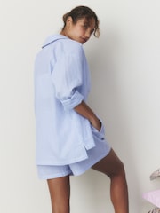 Self. Set cămașă și pantaloni scurți asortați - Imaginea 5 din 12