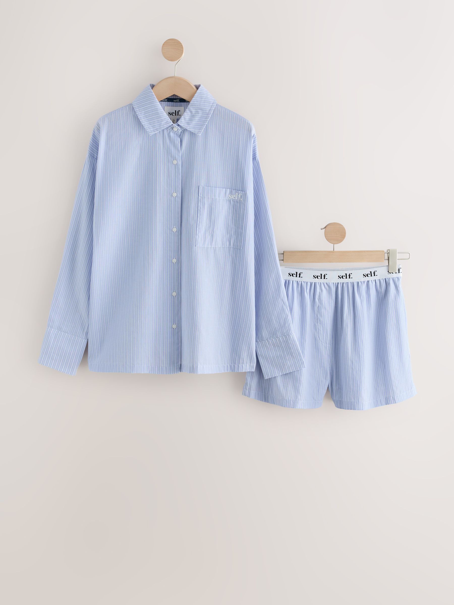 Next：日本 self.シャツ＆ショートパンツセットアップ from Next Japan