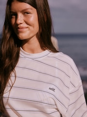 self. Blue and Stripe Relaxed T-Shirts 2 Pack - Image 7 of 8