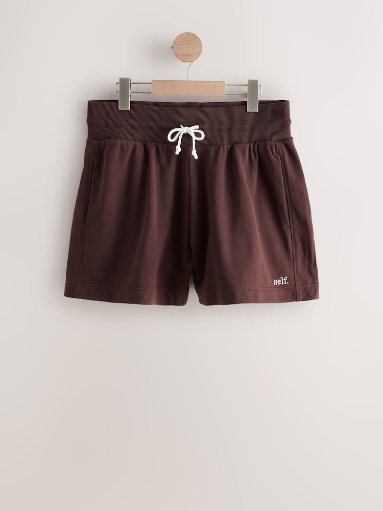 بني - شورت من ‪self.‬ - صورة 1 من 3