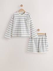 self. Long Sleeve and Short Loungewear Set - 圖片 7/10