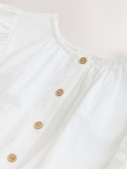 White Tie Front Blouse (3-16yrs) - Image 7 of 8