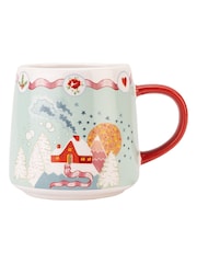 Cath Kidston Blue Home For Christmas Billie Mug - Image 1 of 3