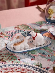 Cath Kidston Blue Polar Bear Deer Salt & Pepper Shaker - Image 1 of 4