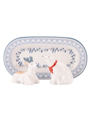 Cath Kidston Blue Polar Bear Deer Salt & Pepper Shaker - Image 4 of 4