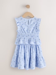 Blue Gingham Top And Skirt Set (3-16yrs) - Image 7 of 9
