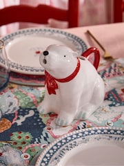 Cath Kidston White Polar Bear Print Gravy Jug - Image 1 of 6