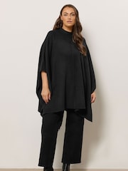 Evans Seam Detail Poncho Jumper - Image 2 of 6