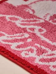 Cath Kidston Pink Sleepy Panda Slogan 100% Cotton Bath Mat - Image 2 of 4