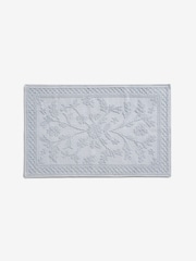 Shabby Chic by Rachel Ashwell® Blue Floral Jacquard Bath Mat - Image 2 of 2