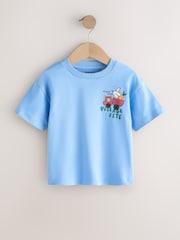 Blue Village Fete - تيشرت بكُم قصير مزين بطبعة على الظهر (3 شهور-7 سنوات) - صورة 2 من 4