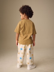 Brown Slogan Short Sleeve Small Graphic T-Shirt (3mths-7yrs) - Image 3 of 8