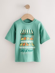 Blue/Green Fruit Stall Short Sleeve Appliqué T-Shirt (3mths-7yrs) - Image 5 of 8