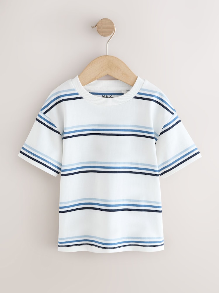 Blue/Green Car Short Sleeve Graphic T-Shirts 4 Pack (3mths-7yrs) - Image 2 of 8