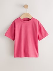 Pink Short Sleeve Plain T-Shirt (3mths-7yrs) - Image 1 of 4