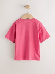 Pink Short Sleeve Plain T-Shirt (3mths-7yrs) - Image 2 of 4