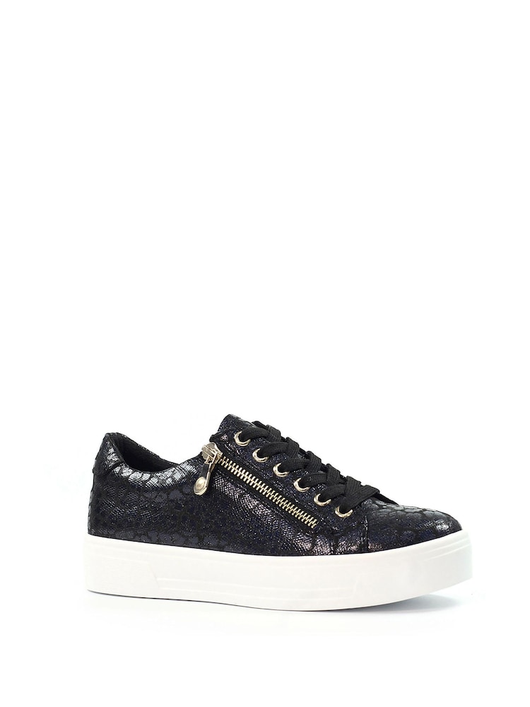 Lunar Charm Chunky Fashion Black Trainers - Image 2 of 8 Lunar Charm Chunky Fashion Black Trainers - Image 2 of 8