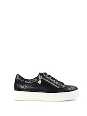 Lunar Charm Chunky Fashion Black Trainers - Image 3 of 8