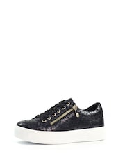 Lunar Charm Chunky Fashion Black Trainers - Image 4 of 8
