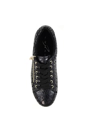Lunar Charm Chunky Fashion Black Trainers - Image 7 of 8