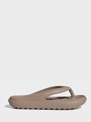 adidas Beige Adilette Lumia Flip Flops - Image 1 of 9