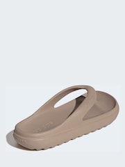 adidas Beige Adilette Lumia Flip Flops - Image 4 of 9