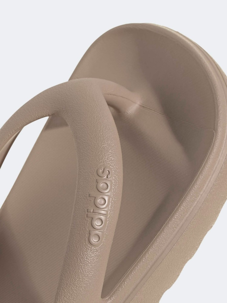 adidas Beige Adilette Lumia Flip Flops - Image 9 of 9