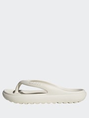 adidas White Adilette Lumia Flip Flops - Image 10 of 10