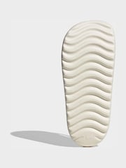 adidas White Adilette Lumia Flip Flops - Image 4 of 10