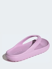 adidas Lilac Purple Adilette Lumia Flip Flops - Image 5 of 10
