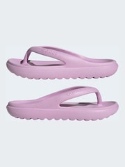 adidas Lilac Purple Adilette Lumia Flip Flops - Image 6 of 10