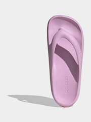 adidas Lilac Purple Adilette Lumia Flip Flops - Image 7 of 10