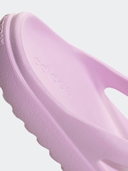 adidas Lilac Purple Adilette Lumia Flip Flops - Image 9 of 10
