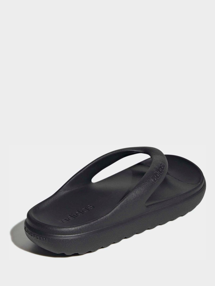adidas Black Adilette Lumia Flip Flops - Image 2 of 10