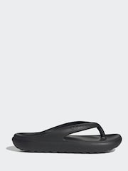 adidas Black Adilette Lumia Flip Flops - Image 3 of 10