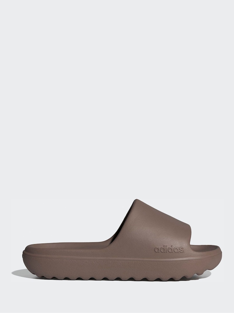 adidas Brown Adilette Lumia Slides - Image 1 of 9 adidas Brown Adilette Lumia Slides - Image 1 of 9